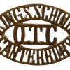 King's School Canterbury O.T.C. (KING'S/O.T.C./CANTERBURY) Shoulder Title