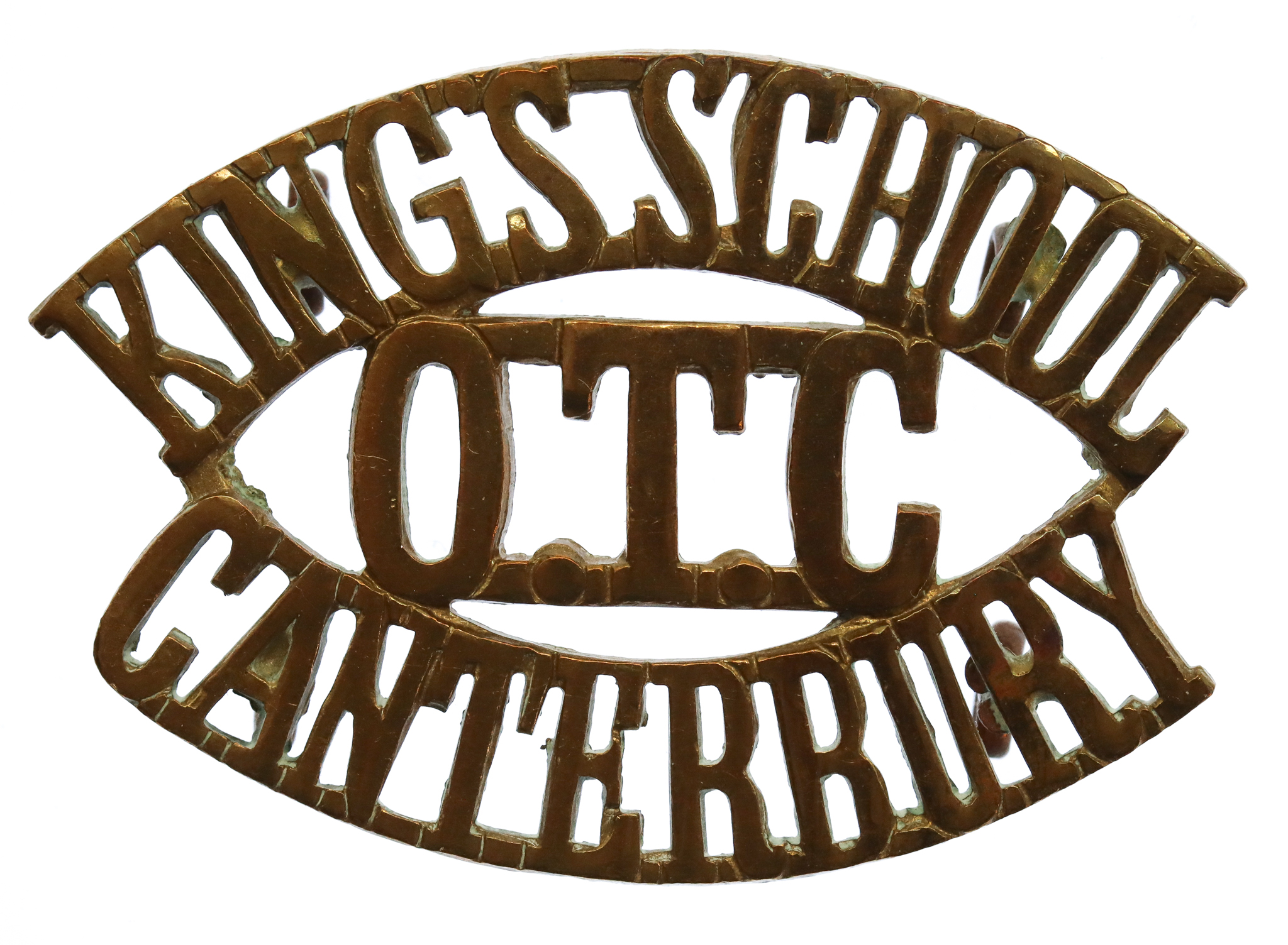 King's School Canterbury O.T.C. (KING'S/O.T.C./CANTERBURY) Shoulder Title