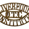 Liverpool Institute O.T.C. (LIVERPOOL/O.T.C./INSTITUTE) Shoulder Title