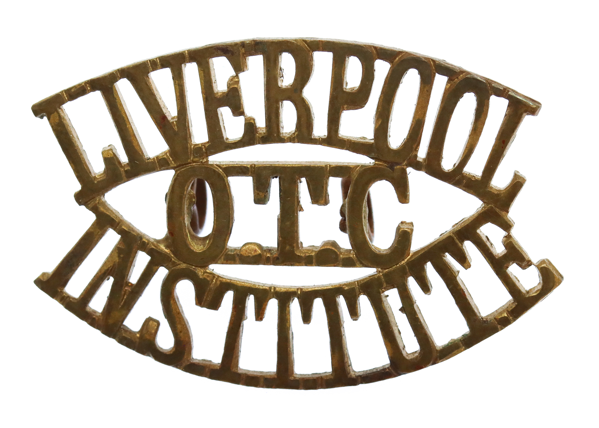 Liverpool Institute O.T.C. (LIVERPOOL/O.T.C./INSTITUTE) Shoulder Title