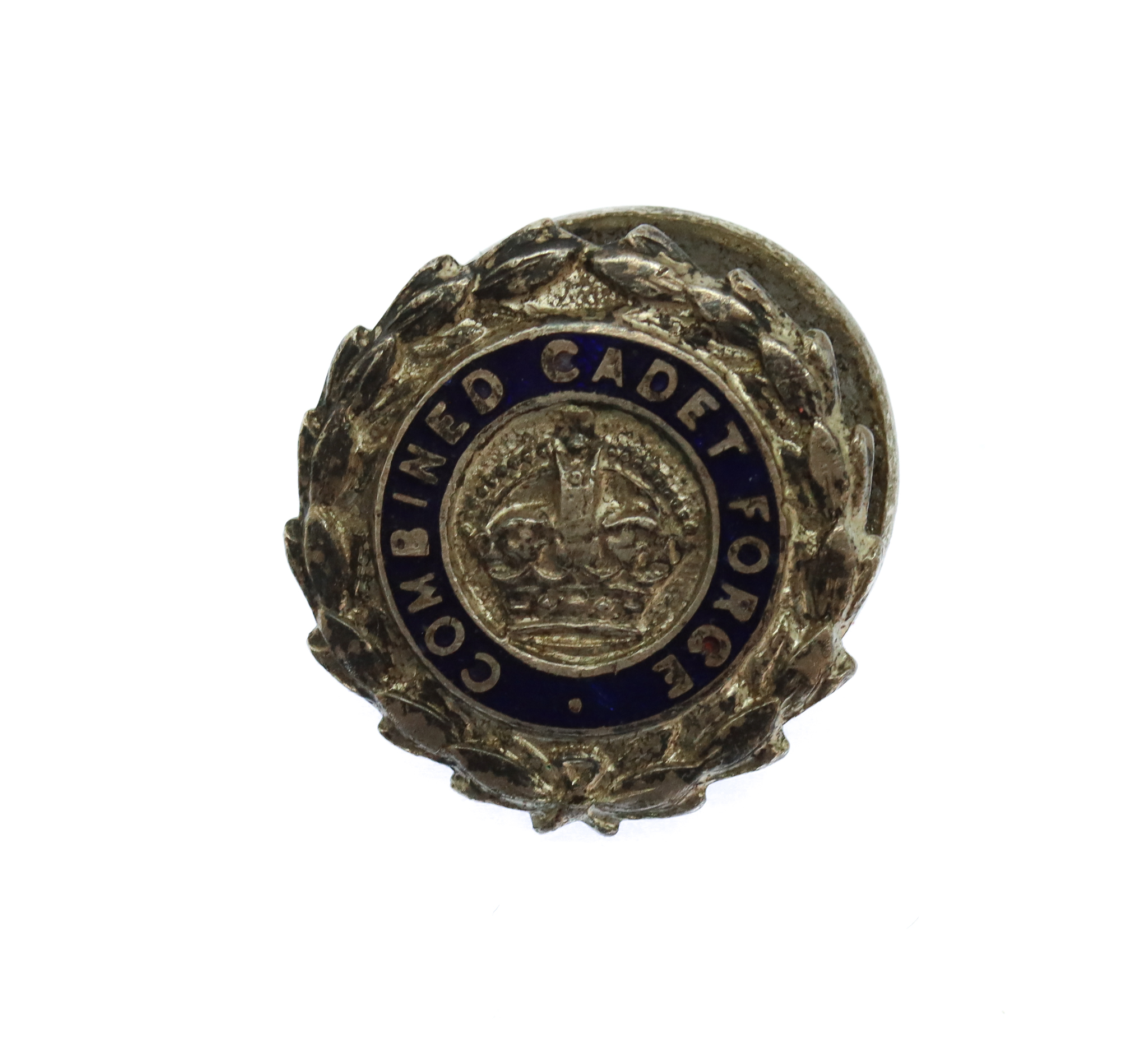 Combined Cadet Force Enamelled Lapel Badge - King's Crown