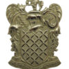 Aldenham School O.T.C. White Metal Cap Badge