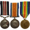 WW1 Military Medal, British War Medal & Victory Medal Group of Three - Pte. J. Catto, 4th Bn. Gordon Highlanders