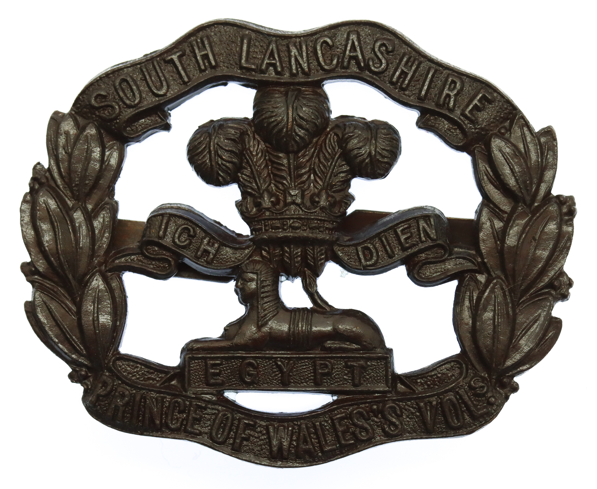 South Lancashire Regiment Officer's Service Dress Cap Badge