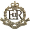 EIIR Royal Military Police (R.M.P.) Officer's Silvered Cap Badge