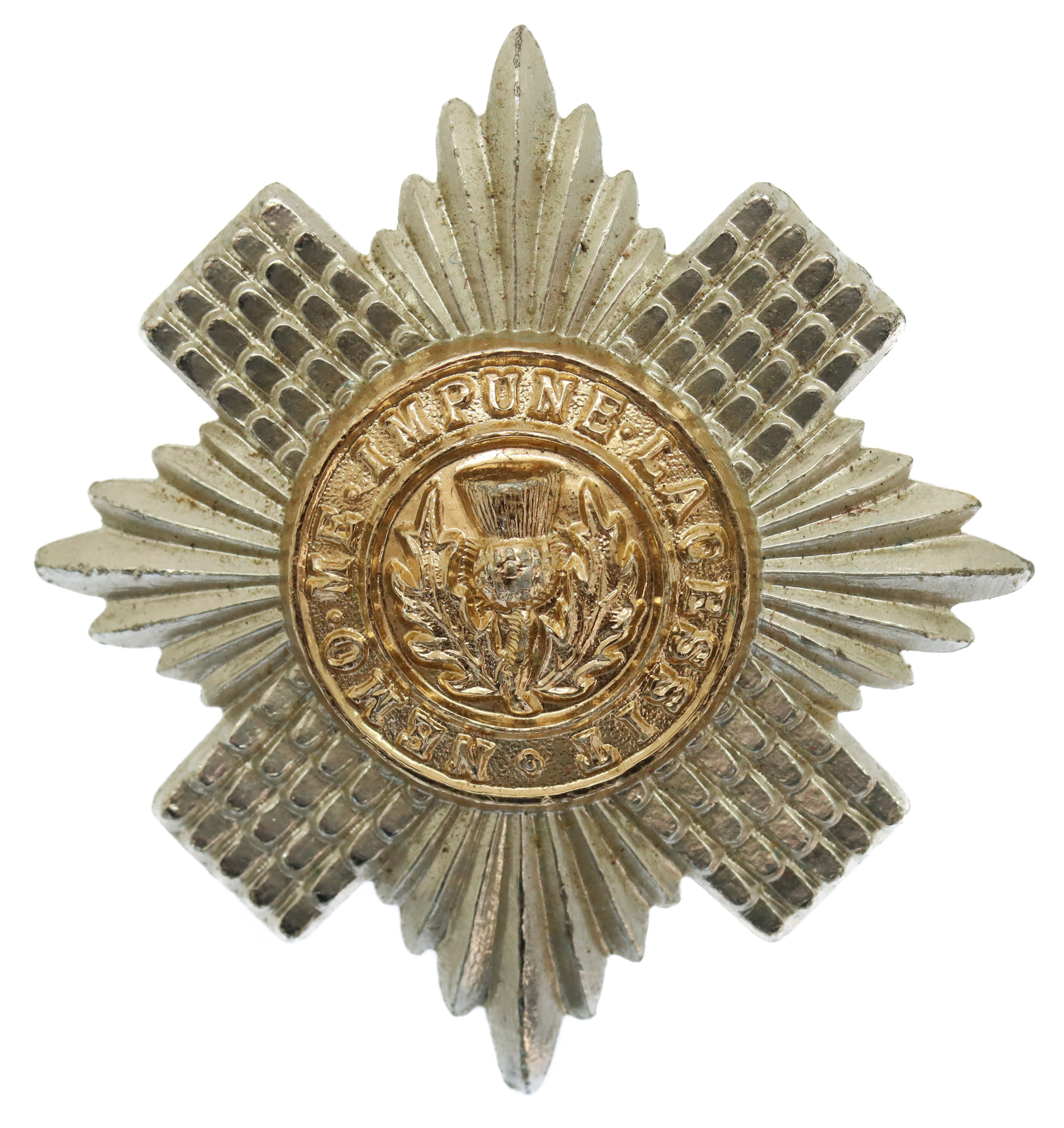 Scots Guards N.C.O's Anodised (Staybrite) Cap Badge