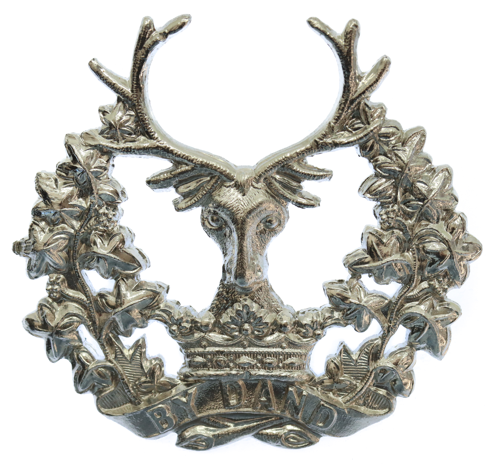 Gordon Highlanders Anodised (Staybrite) Cap Badge 