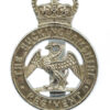 The Buckinghamshire Regiment Anodised (Staybrite) Cap Badge - Queen's Crown
