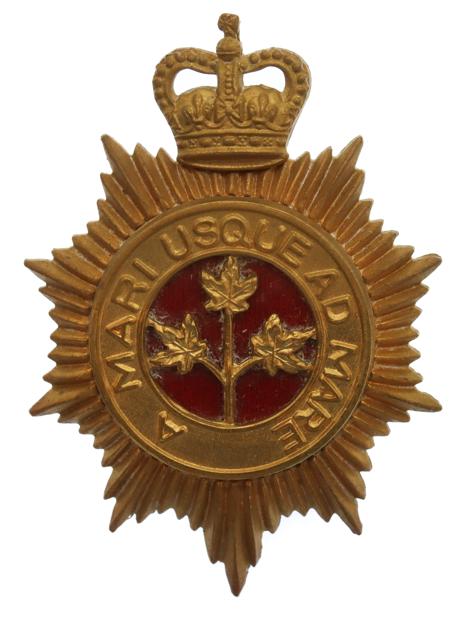 Canadian Guards Cap Badge - Queen's Crown