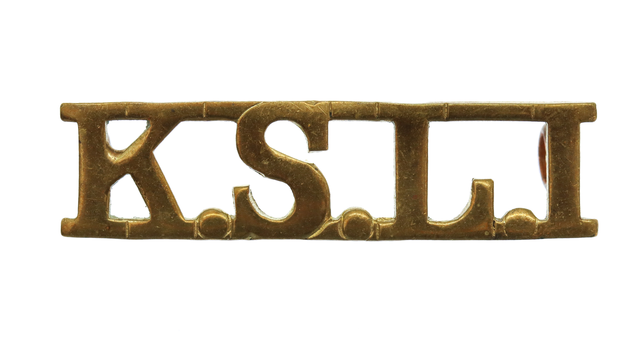 King's Shropshire Light Infantry (K.S.L.I.) Shoulder Title