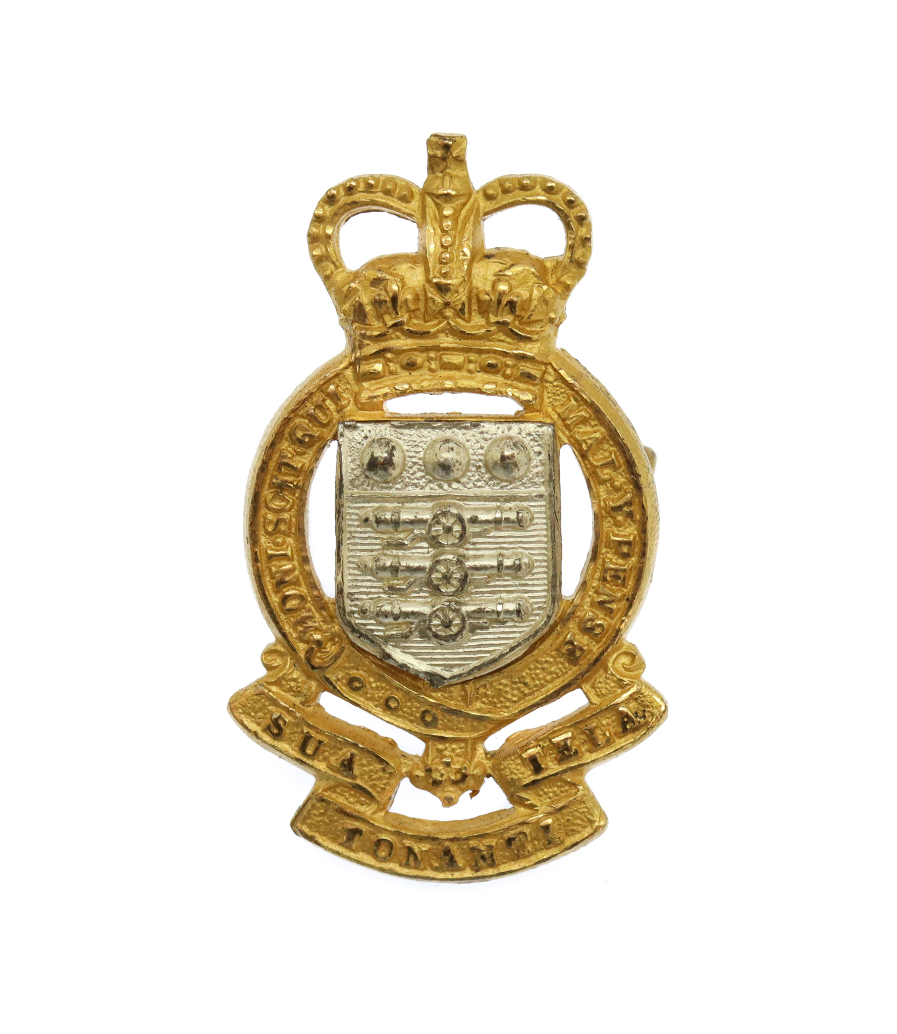 Royal Army Ordinance Corps (R.A.O.C.) Officer's Collar Badge - Queen' s Crown