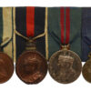 1897 Jubilee, 1902 Coronation, 1911 Coronation and King's Medal Gustav V Medal Group of Four - G. Bullimore