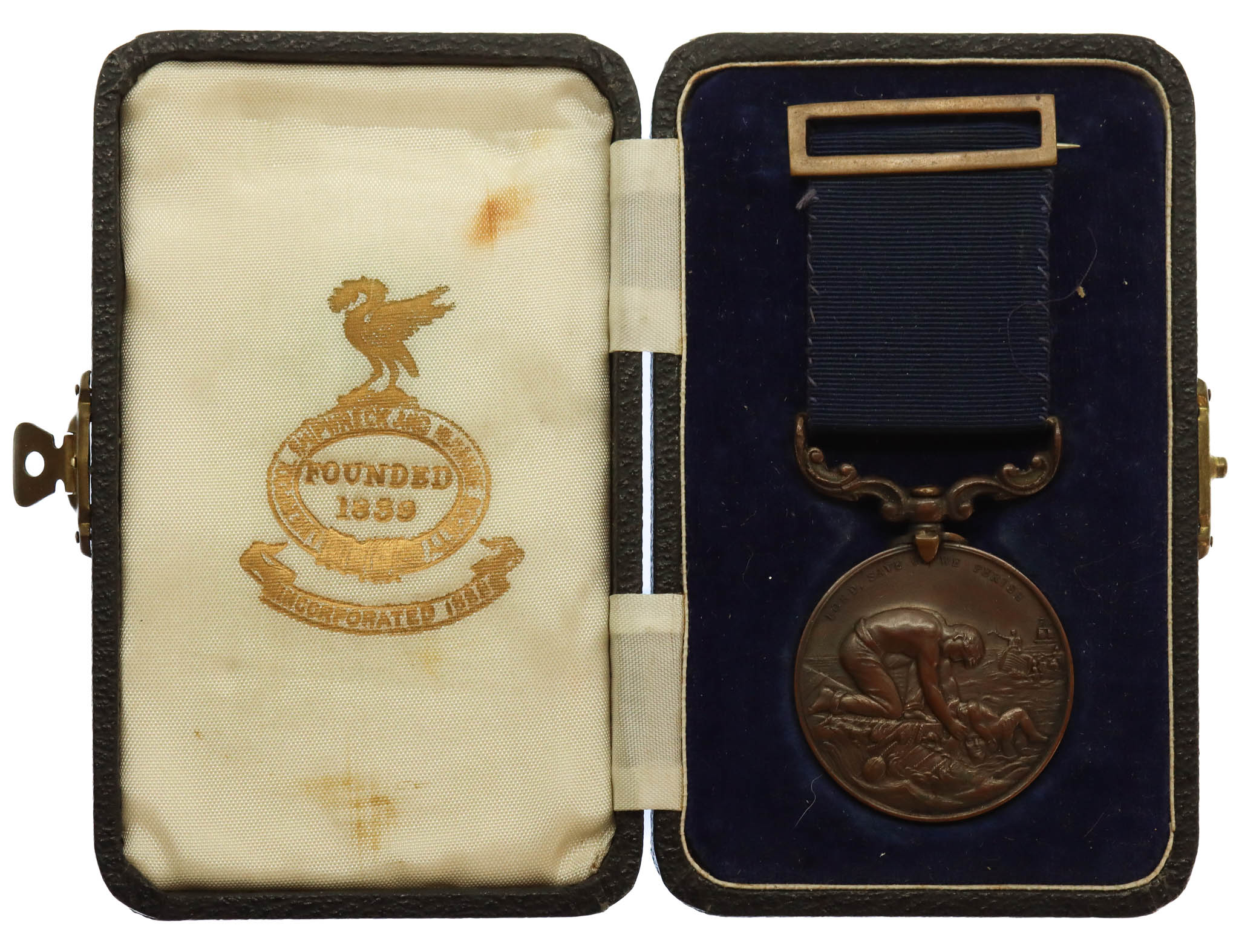 Liverpool Shipwreck & Humane Society Marine Medal (Bronze) - Albert Taylor, for Gallant Service, 14/6/45