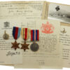 WW2 Gulf of Taranto Submarine Casualty Medal Group of Three - Stoker Petty Officer J.H. Gosling, Royal Navy, HM Submarine Odin