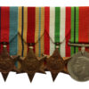 WW2 Italian Campaign Salarola May 1944 Minefield Rescue Military Medal (Immediate) Group of Six - Pte. E. Davies, 1st/4th Bn. Essex Regiment