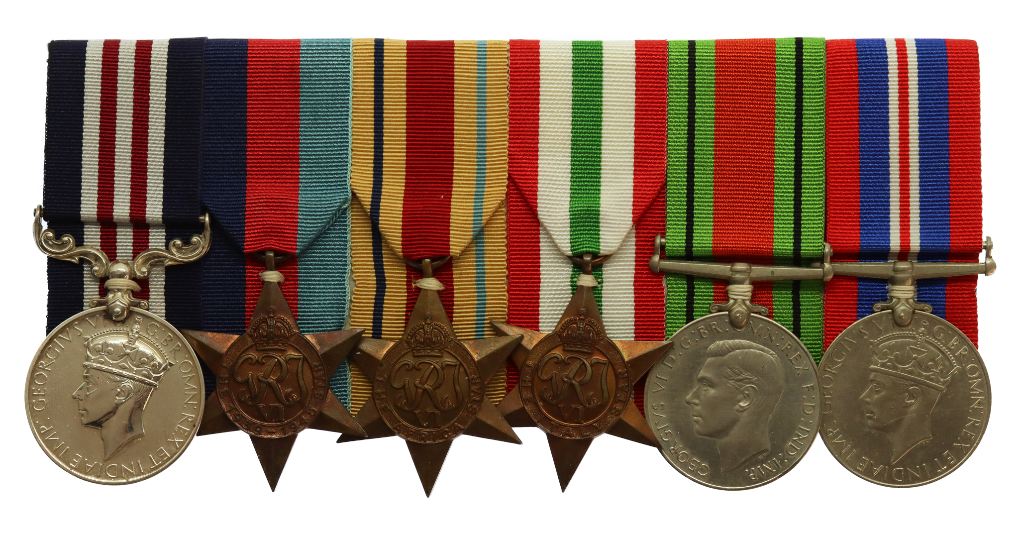 WW2 Italian Campaign Salarola May 1944 Minefield Rescue Military Medal (Immediate) Group of Six - Pte. E. Davies, 1st/4th Bn. Essex Regiment