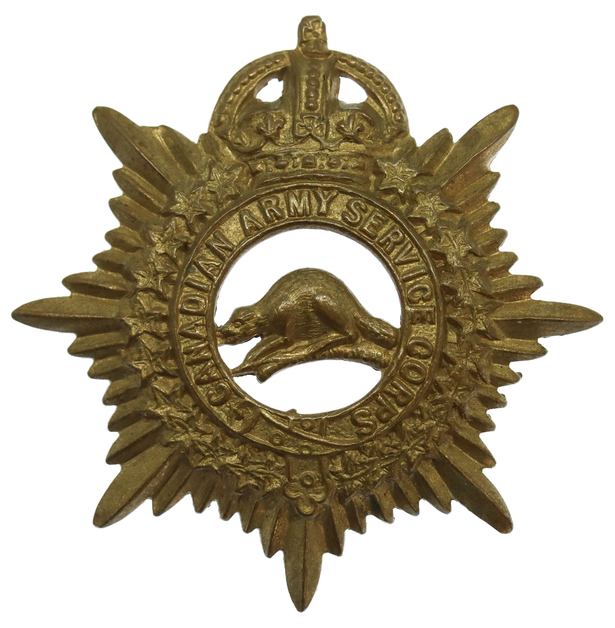 Canadian Army Service Corps WW1 C.E.F. Cap Badge