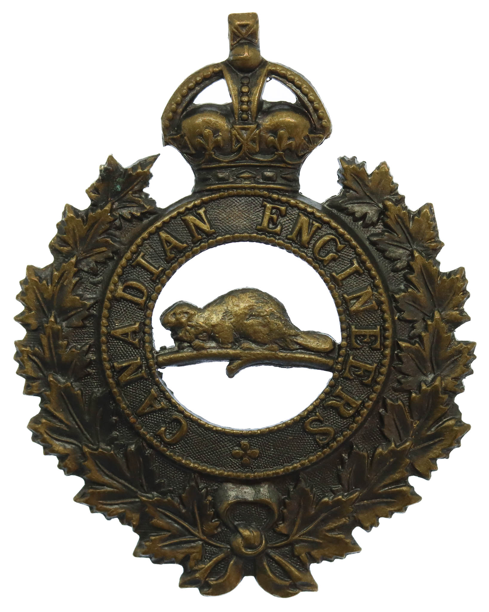 Canadian Engineers WW1 C.E.F. Cap Badge