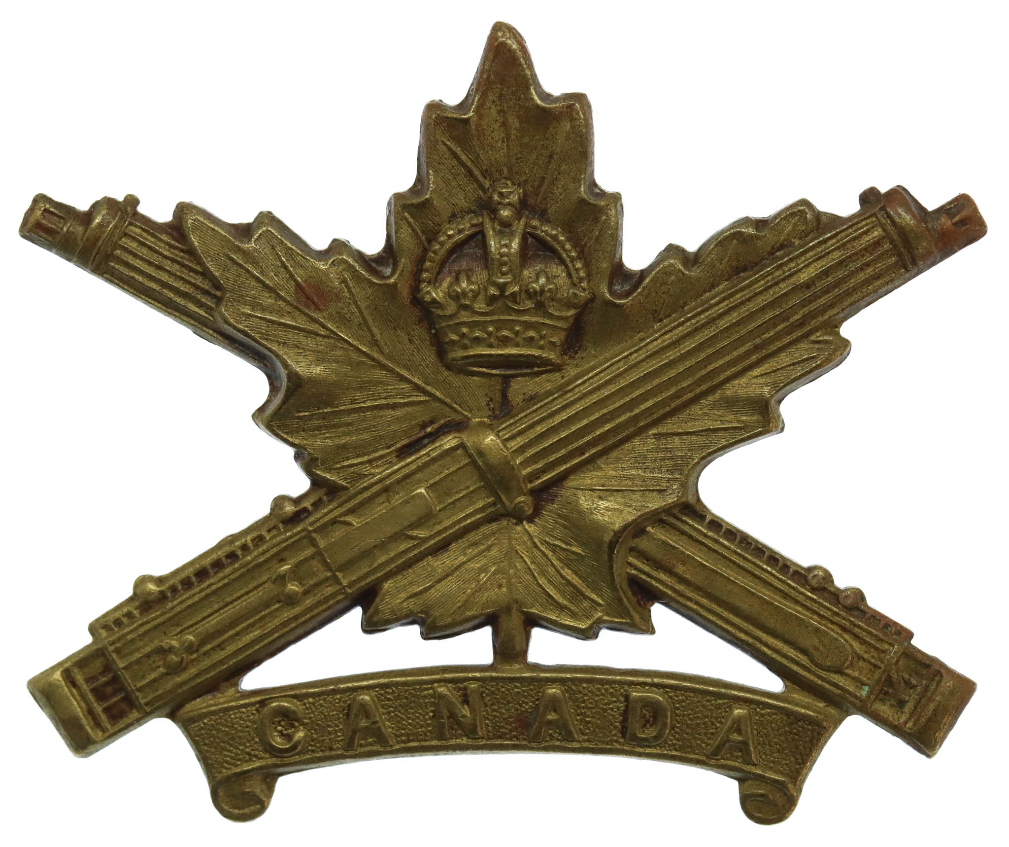 WW1 Canadian Machine Gun Corps Cap Badge