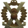 Canadian New Brunswick Scottish Cap Badge - King's Crown