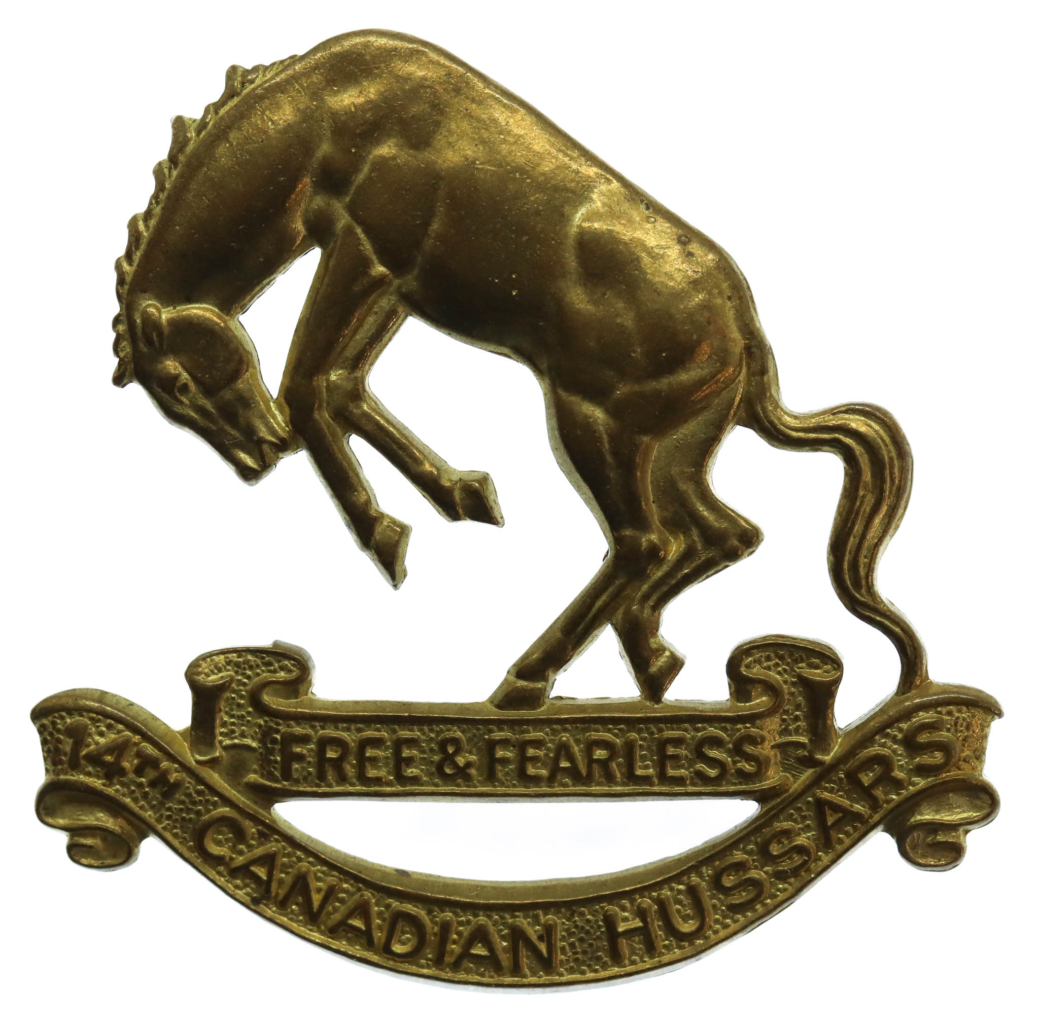 14th Canadian Hussars Cap Badge