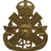 Canadian 49th The Loyal Edmonton Regiment Cap Badge - King's Crown