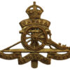 Royal Canadian Artillery Cap Badge - King's Crown 