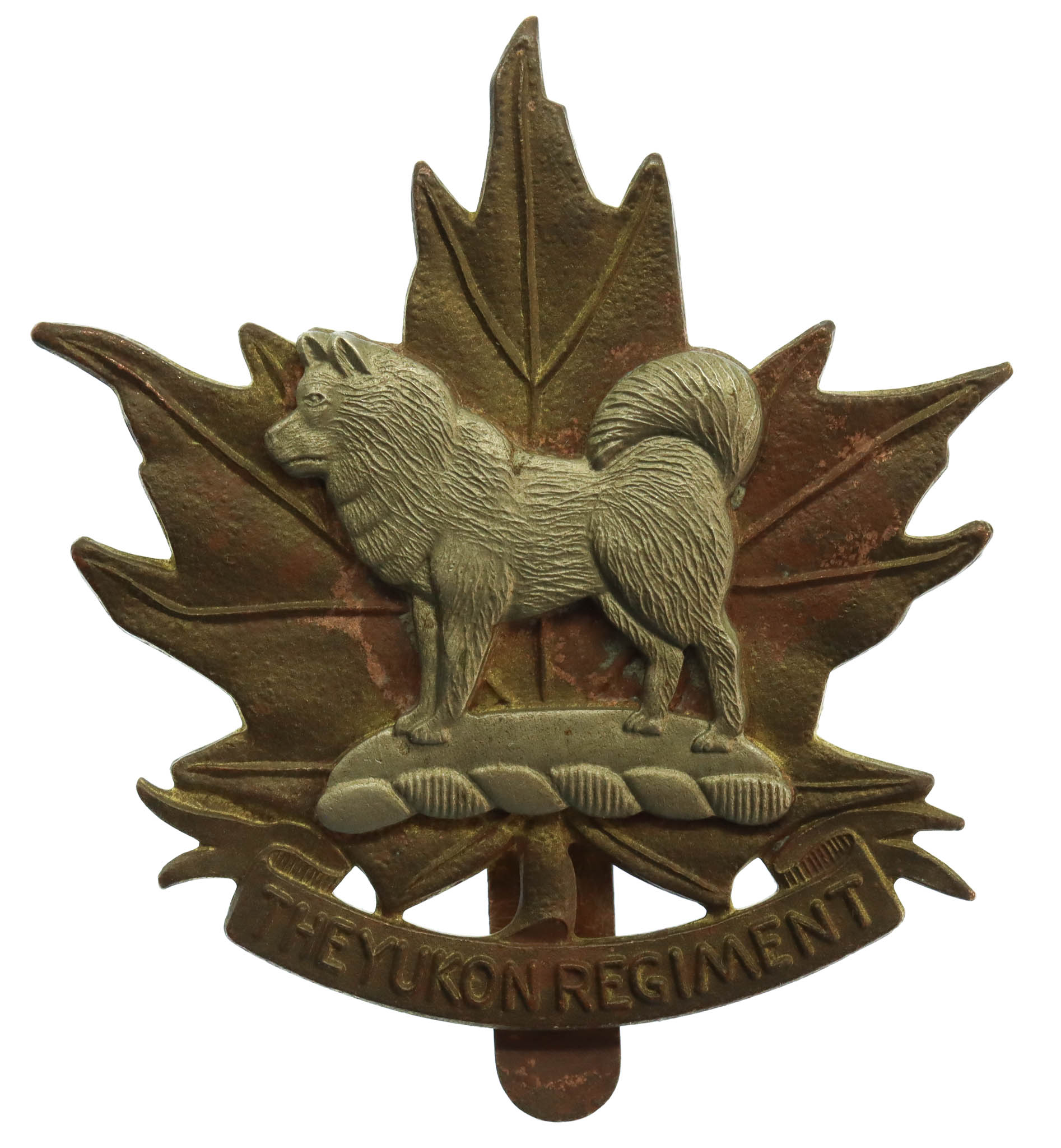 Canadian The Yukon Regiment Cap Badge