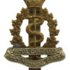 Royal Canadian Army Medical Corps Cap Badge - Queen's Crown