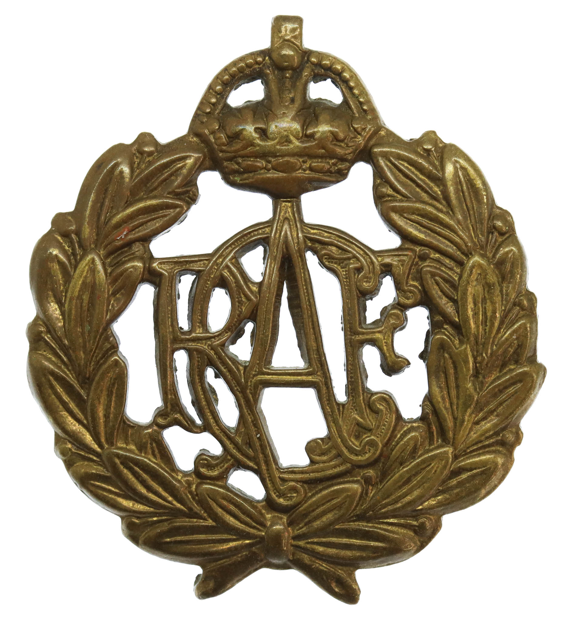 Royal Canadian Air Force (RCAF) Cap Badge - King's Crown