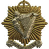 Canadian The Irish Regiment of Canada Cap Badge - King's Crown