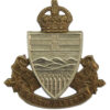 Canadian South Alberta Regiment Cap Badge - King's Crown