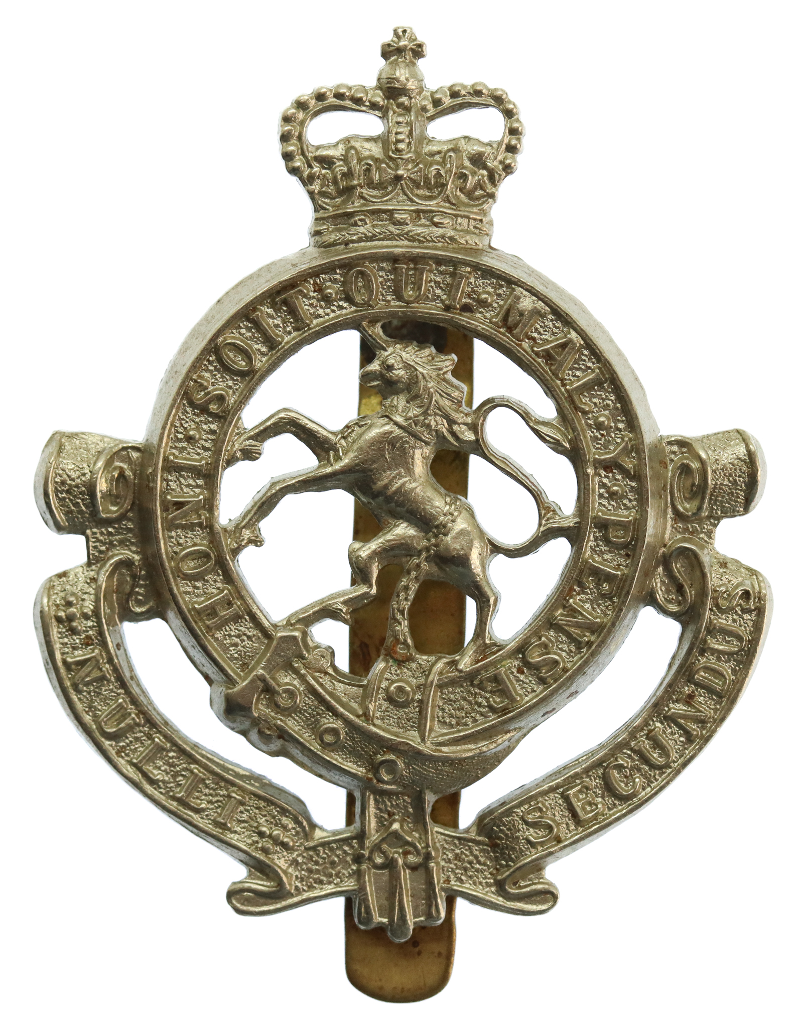 Canadian Governor General's Horse Guards  Cap Badge - Queen's Crown