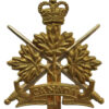 Canadian Army General Service Cap Badge - Queen's Crown