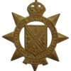 Canadian West Nova Scotia Regiment Cap Badge - King's Crown