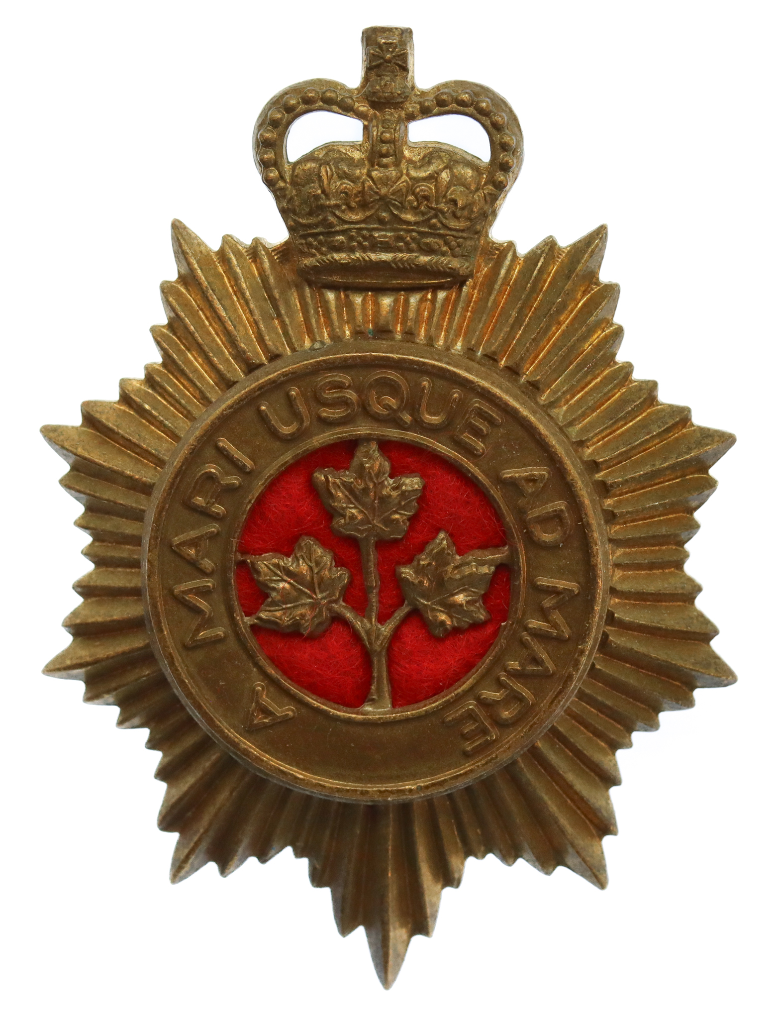 Canadian Guards Cap Badge - Queen's Crown