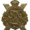 Canadian Stormont, Dundas & Glengarry Highlanders Cap Badge - King's Crown