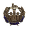 Essex Regiment Sterling Silver & Enamel Sweetheart Brooch