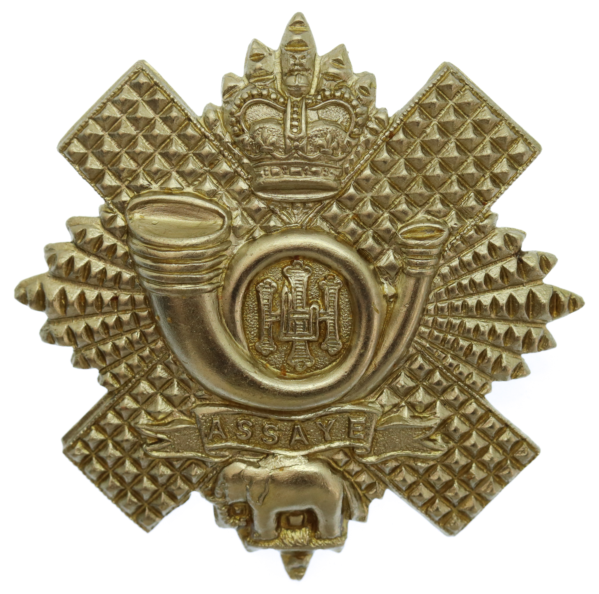 Highland Light Infantry (H.L.I.) Cap Badge - Queen's Crown