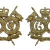 Pair of 16th/5th The Queen's Royal Lancers Collar Badges