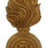 Royal Fusiliers (City of London Regiment) Fur Cap Grenade Badge - King's Crown