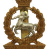 Royal Army Veterinary Corps (R.A.V.C.) Bi-Metal Cap Badge - King's Crown