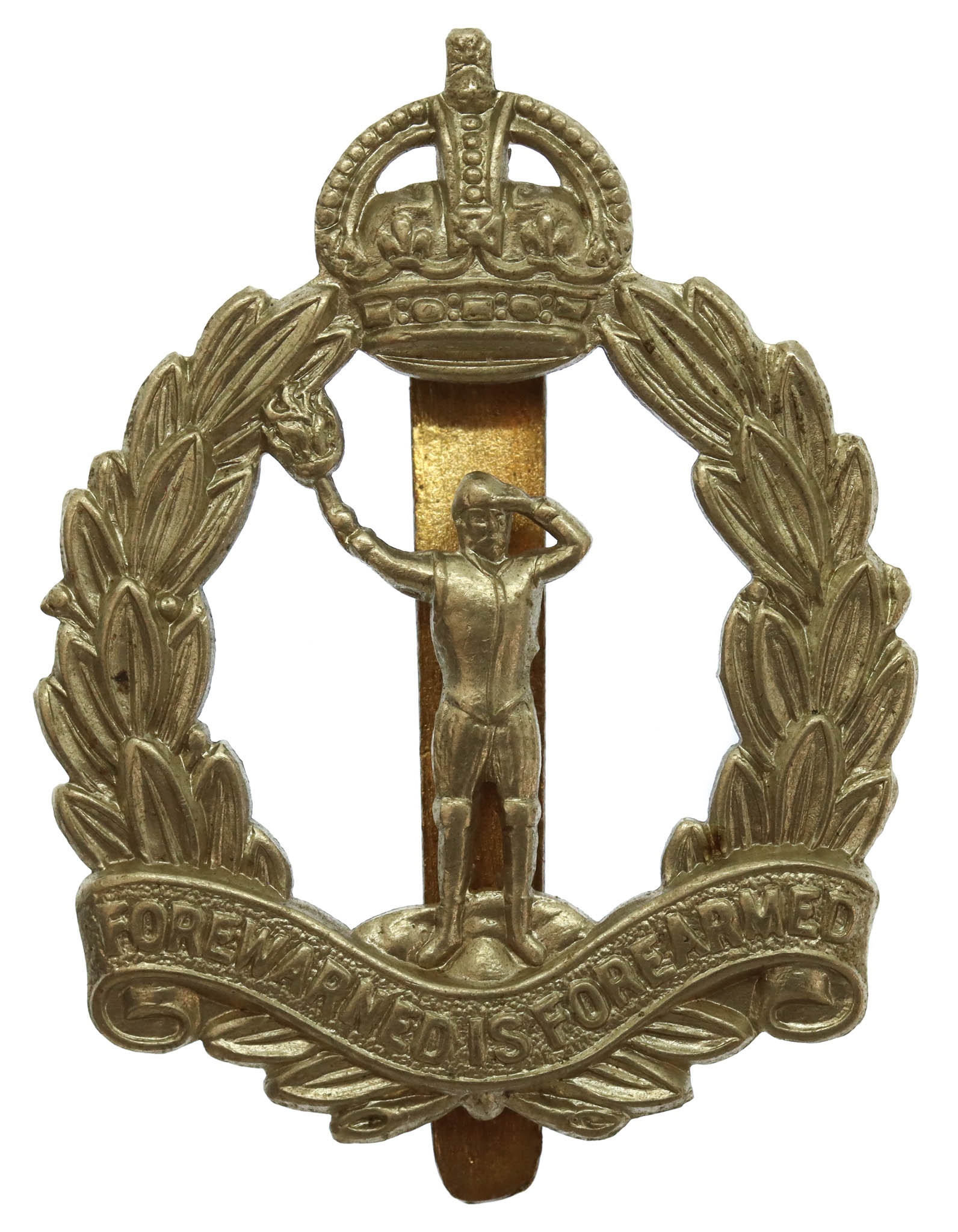 Royal Observer Corps Cap Badge - King's Crown