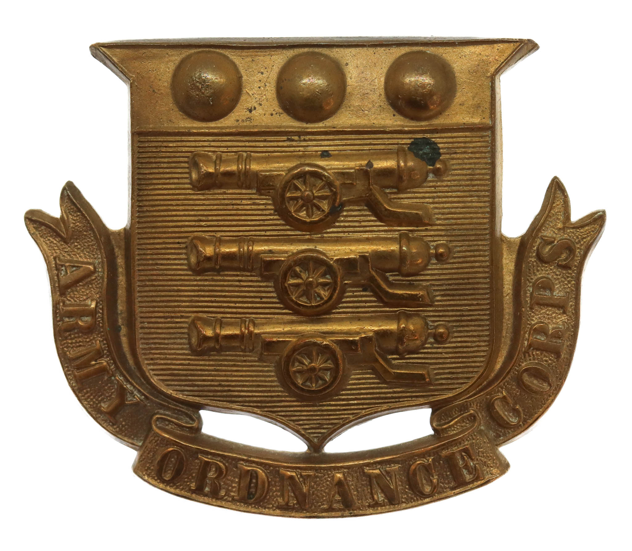 Victorian Army Ordnance Corps Cap Badge