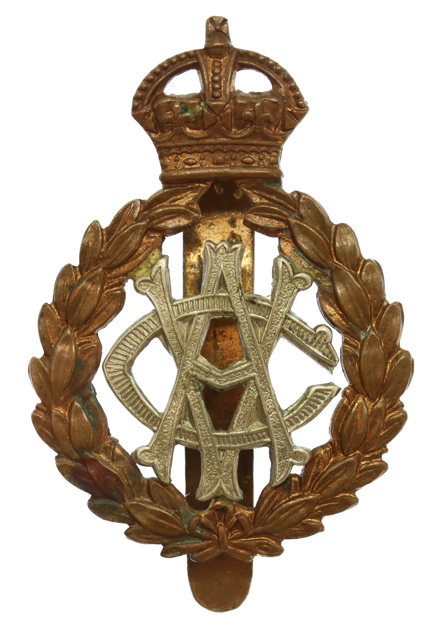 Army Veterinary Corps (A.V.C.) Cap Badge - King's Crown