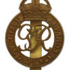 George VI National Defence Company Cap Badge