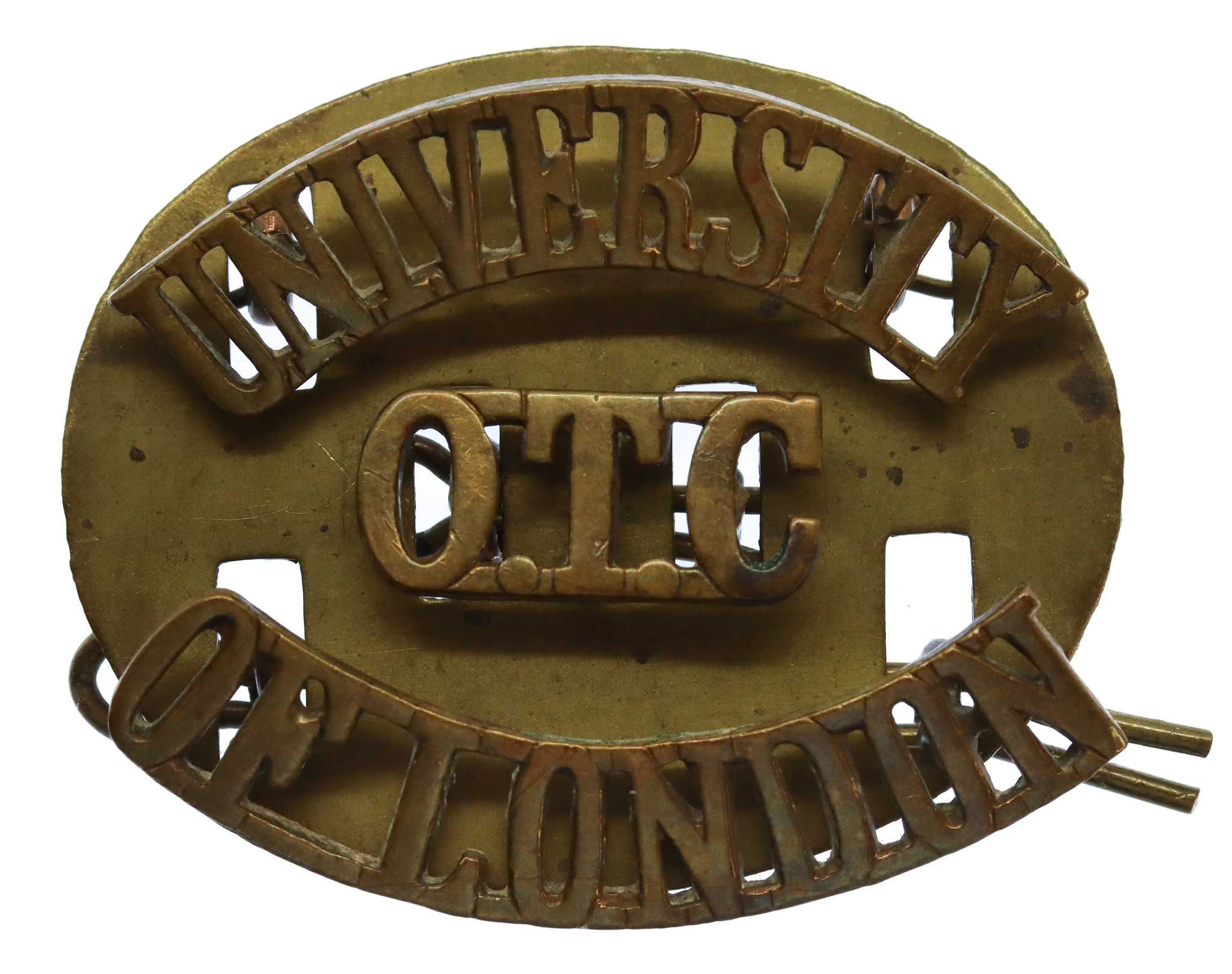 University of London O.T.C. (UNIVERSITY/O.T.C./OF LONDON) Shoulder Title