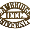Cambridge University O.T.C. (CAMBRIDGE/O.T.C./UNIVERSITY) Shoulder Title