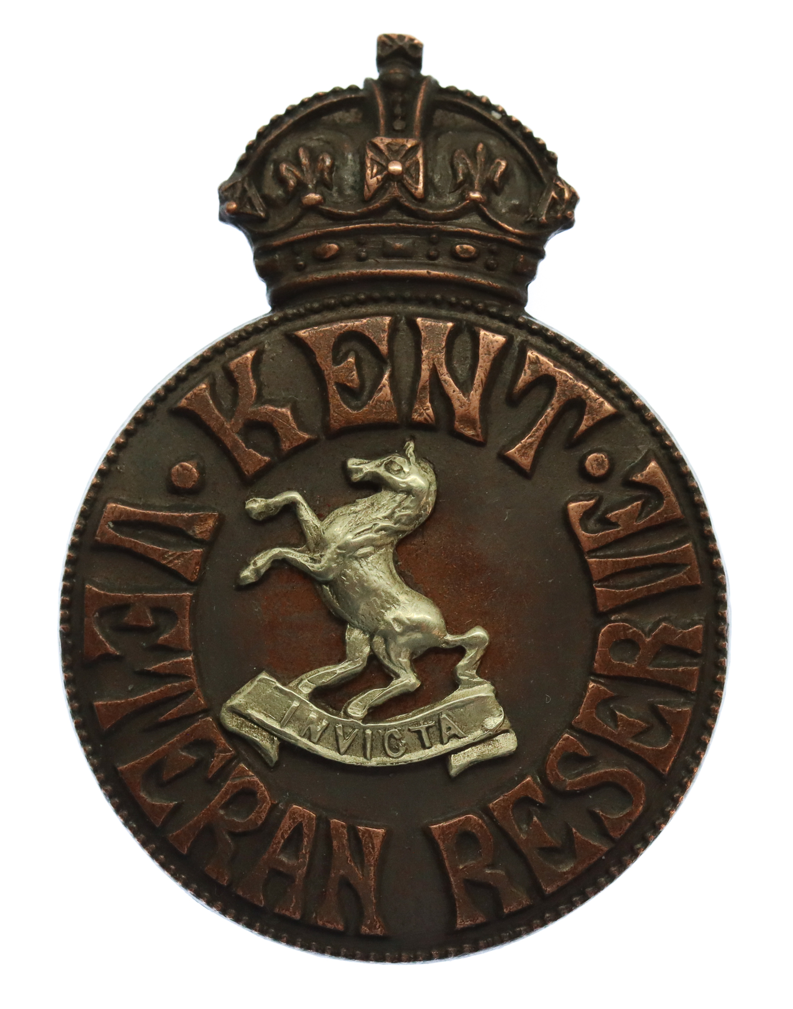Kent Veteran Reserve Lapel Badge - King's Crown