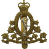 Royal Canadian Corps of Signals Cap Badge - Queen's Crown